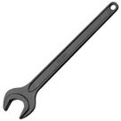 Chave Fixa de Uma Boca CRV 60mm