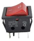 Chave Gangorra ON-OFF 6 Pinos 30A 250V VM Bipolar com LUZ