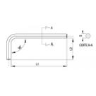 Chave Hexagonal 14mm Longa 220210BR Belzer
