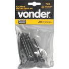 Chave Hexalobular T20 c/ Furo Guia Crv c/ 20 peças Vonder Chave Hexalobular T20 c/ Furo Guia Crv c/ 20 peças Vonder
