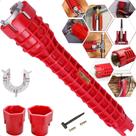 Chave Hidráulica Multifuncional com Nível 8 em 1 Pias lavatórios banheiro Chave Hidráulica Multifuncional com Nível 8 em 1 Pias lavatórios banheiro