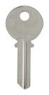 Chave Hillman K-2 Keil Key Blank de 5 cm em aço durável Chave Hillman K-2 Keil Key Blank de 5 cm em aço durável