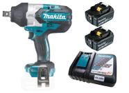 Chave Impacto 18v 3/4" Dtw1001 Com 2 Baterias 5ah Biv Makita Chave Impacto 18v 3/4" Dtw1001 Com 2 Baterias 5ah Biv Makita