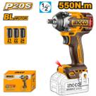 Chave Impacto INGCO Bl 550Nm 1/2" Bateria 20V P20S Chave Impacto INGCO Bl 550Nm 1/2" Bateria 20V P20S
