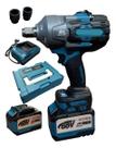 Chave Impacto Profissional Encaixe 3/4" 2000nm 60v 2 Baterias - Linha Pesados