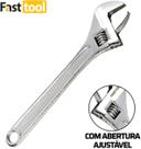 Chave Inglesa Ajustável 8 Pol 200 Mm Aço Cromo Vanádio