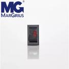 Chave Interruptor de Tecla 15A Com Visor Luminoso Margirius 14123 MFT1FP1Q