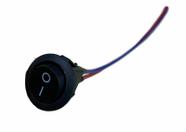 Chave lig/desl redonda c/ fio RRS-2W