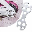 Chave Multifuncional Cromada para Bike 10 em 1: Ferramenta de Precisão para Manutenção de Ciclismo