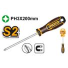 Chave Philips Haste Redonda S2 5/16 X 8Pol PH3 INGCO Chave Philips Haste Redonda S2 5/16 X 8Pol PH3 INGCO