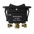 Chave pulsante reversora 6polo mft1fp1q int. bip. 15a margirius