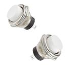 Chave Push Button Ds212 2 Terminais Branca Emb Com 20pç