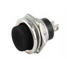 Chave Push Button Ds212 2 Terminais - Preta Emb 10pçs