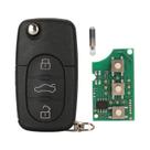 Chave Remota Automotiva Audi A3 A4 A6 A8 TT RS4 Quattro 4D0837231A 4D0837231K 433Mhz ID48 Chip 3 Chave Remota Automotiva Audi A3 A4 A6 A8 TT RS4 Quattro 4D0837231A 4D0837231K 433Mhz ID48 Chip 3