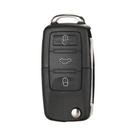 Chave Remota Flip De 3 Botões VW Volkswagen Beetle Bora Golf Passat Polo ID48 Chip 434MHz Jingyuqin