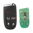 Chave Remota Inteligente 433MHz Para Chrysler 300C, Dodge Charger, Journey, Dart, Durango