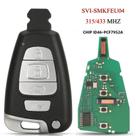 Chave Remota Inteligente Para Carro Hyundai Veracruz 2007-2012 315/433MHZ SVI-SMKFEU04 4 Botões Chip