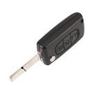 Chave Remota Para Carro Citroen Peugeot Fiat 433MHz ID46, Chave Flip Para C1 C2 C3 C4 C5 Berlingo