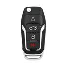 Chave Remota Universal Estilo Ford - 3/4 Botões (5 Unidades) - Compatível com Keydiy KD B12, KD-X2, KD900 e KD Mini