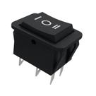Chave retang 25x31 16a preto pulso kcd4 6 polos