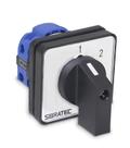 Chave Rotativa Seletora Unipolar 20A Porta de Painel LW28-20