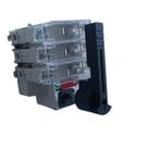 Chave seccionadora rotativa tripolar porta fusivel hglr 2503 para nh01