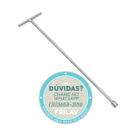 Chave T Longa 10mm para Parafuso do Agitador - Compatível com BRASTEMP, CONSUL e ELECTROLUX