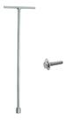 Chave T Longa 62cm + Parafuso Agitador Lavadoras Electrolux