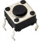 Chave Tactil Switch 4,3mm CHVS0020 Preta Storm - PCT / 50