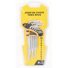 Chave Torks Carro Moto Aço 2.6/8.5mm Hexagonal 9 Peças Chave Torks Carro Moto Aço 2.6/8.5mm Hexagonal 9 Peças