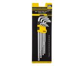 Chave Torx Extra Longa 9Pcs 9Ro Blister