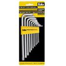 Chave Torx Tipo L Jogo C/10 Pcs- T9 A T50 C/furo Eda 8qh