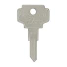 Chave universal em branco Hillman KeyKrafter 225 em latão de um lado Chave universal em branco Hillman KeyKrafter 225 em latão de um lado