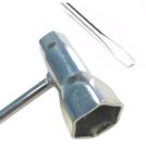 Chave Vela Rocadeira Ponta Fenda 17x19mm - Kawashima 2706230