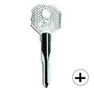 Chave Yale Tetra Soprano + Fechadura Sobrepor Niquelada