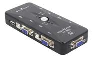 Chaveador Kvm Switch 4 Portas 4 Pcs / Cpu Na Mesma Estação