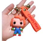 Chaveiro 3d Chucky Boneco Assassino Coleção Terror Personagem Acessório Chave Carro Bolsa Anime