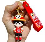 Chaveiro 3d Luffy Anime One Piece Personagem Chave Carro Bolsa Pingente