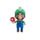 Chaveiro 3D Luigi com Mosquetão Emborrachado - Mario Bros