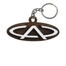 Chaveiro 3d Marca Cherry com Argola 4cm Mdf Madeira Decorada Chaveiro 3d Marca Cherry com Argola 4cm Mdf Madeira Decorada