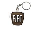 Chaveiro 3d Marca Fiat com Argola 4cm Mdf Madeira Decorada