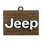 Chaveiro 3d Marca Jeep 4cm Mdf Madeira Decorada Chaveiro 3d Marca Jeep 4cm Mdf Madeira Decorada