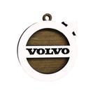 Chaveiro 3d Marca Volvo 4cm Mdf Madeira Decorada