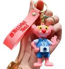 Chaveiro 3d Pantera Cor De Rosa Chave Carro Bolsa Personagem Coleção Presente Pingente Anime
