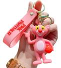 Chaveiro 3d Pantera Cor De Rosa Chave Carro Bolsa Personagem Coleção Presente Pingente