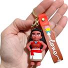 Chaveiro 3d Princesa Moana Personagem Disney Coleção Acessório Chave Carro Bolsa Desenhos Animados