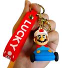 Chaveiro 3d Super Mario Kart Coleção Personagem Acessório Chave Carro Bolsa Desenhos Animados