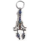 Chaveiro 7 Chakras com Olho Grego 13cm
