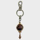 Chaveiro Abebê Oxum Trabalhado Espelho Dourado Metal 15 Cm Chaveiro Abebê Oxum Trabalhado Espelho Dourado Metal 15 Cm