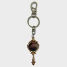Chaveiro Abebê Oxum Trabalhado Espelho Dourado Metal 15 Cm Chaveiro Abebê Oxum Trabalhado Espelho Dourado Metal 15 Cm